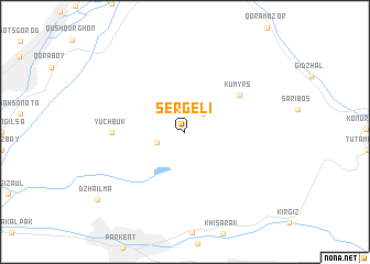 map of (( Sergeli ))