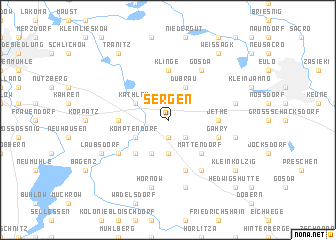 map of Sergen