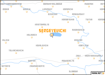 map of Sergeyevichi