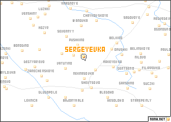 map of Sergeyevka