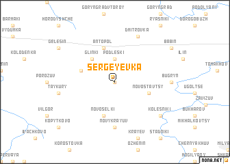 map of Sergeyevka