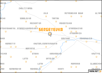 map of Sergeyevka