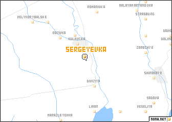 map of Sergeyevka