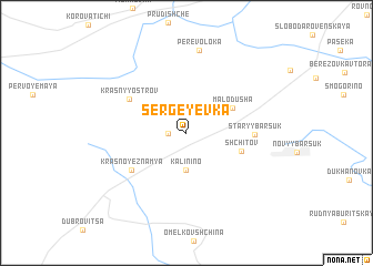 map of Sergeyevka