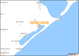 map of Sergeyevka