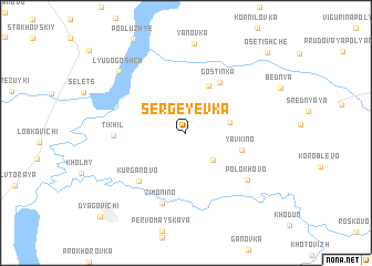 map of Sergeyevka