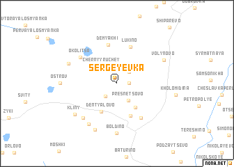 map of Sergeyevka