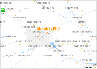 map of Sergeyevka