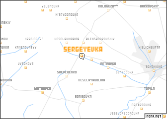 map of Sergeyevka