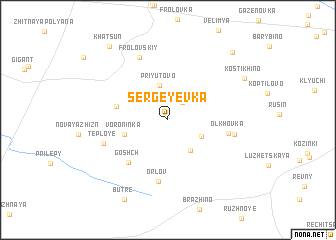 map of Sergeyevka