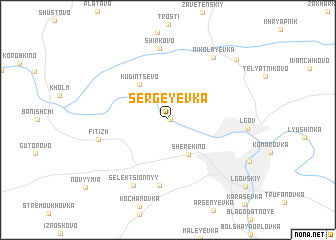 map of Sergeyevka