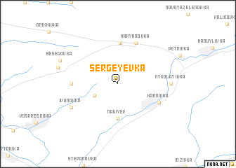 map of Sergeyevka