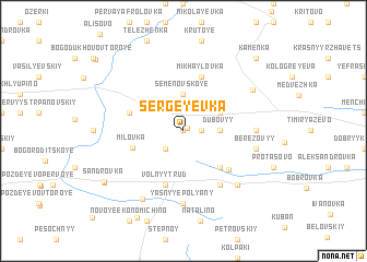 map of Sergeyevka