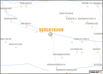 map of Sergeyevka