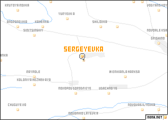 map of Sergeyevka