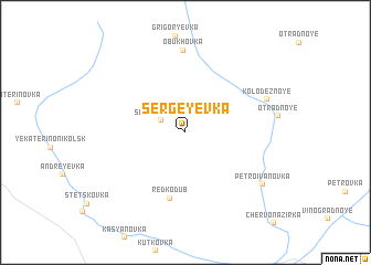 map of Sergeyevka