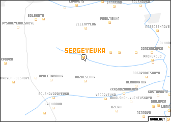 map of Sergeyevka