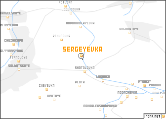 map of Sergeyevka