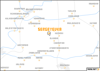 map of Sergeyevka