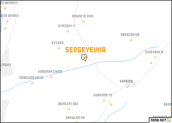 map of Sergeyevka