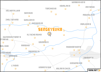 map of Sergeyevka