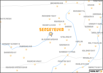 map of Sergeyevka