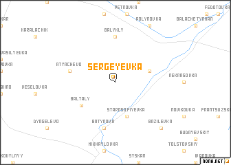 map of Sergeyevka