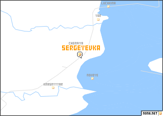map of Sergeyevka