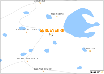 map of Sergeyevka