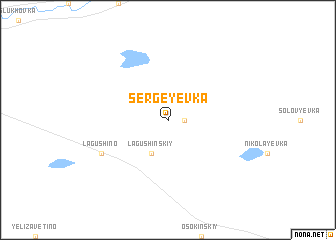 map of Sergeyevka