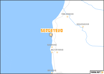 map of Sergeyevo