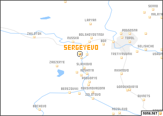 map of Sergeyevo