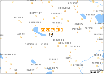 map of Sergeyevo