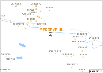 map of Sergeyevo