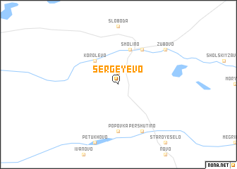 map of Sergeyevo