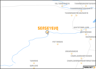 map of Sergeyevo