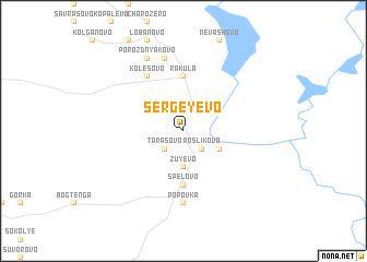 map of Sergeyevo