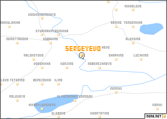 map of Sergeyevo