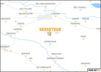 map of Sergeyevo