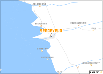 map of Sergeyevo