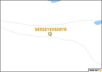 map of Sergeyevskaya