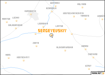 map of Sergeyevskiy