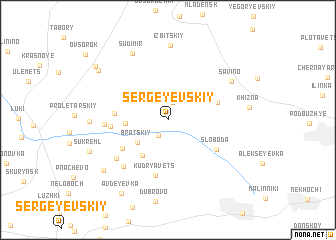 map of Sergeyevskiy