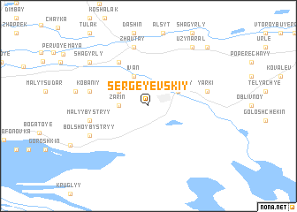 map of Sergeyevskiy