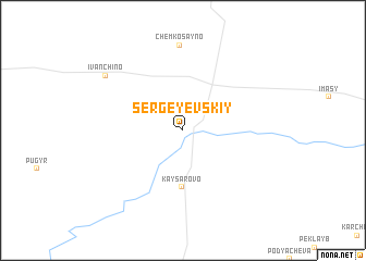 map of Sergeyevskiy