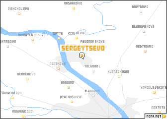 map of Sergeytsevo