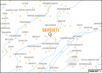 map of Sergiet\