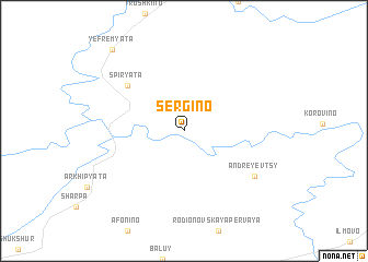 map of Sergino