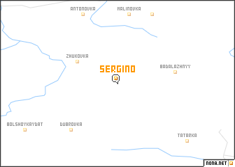 map of Sergino