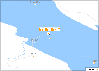 map of Serginskiy